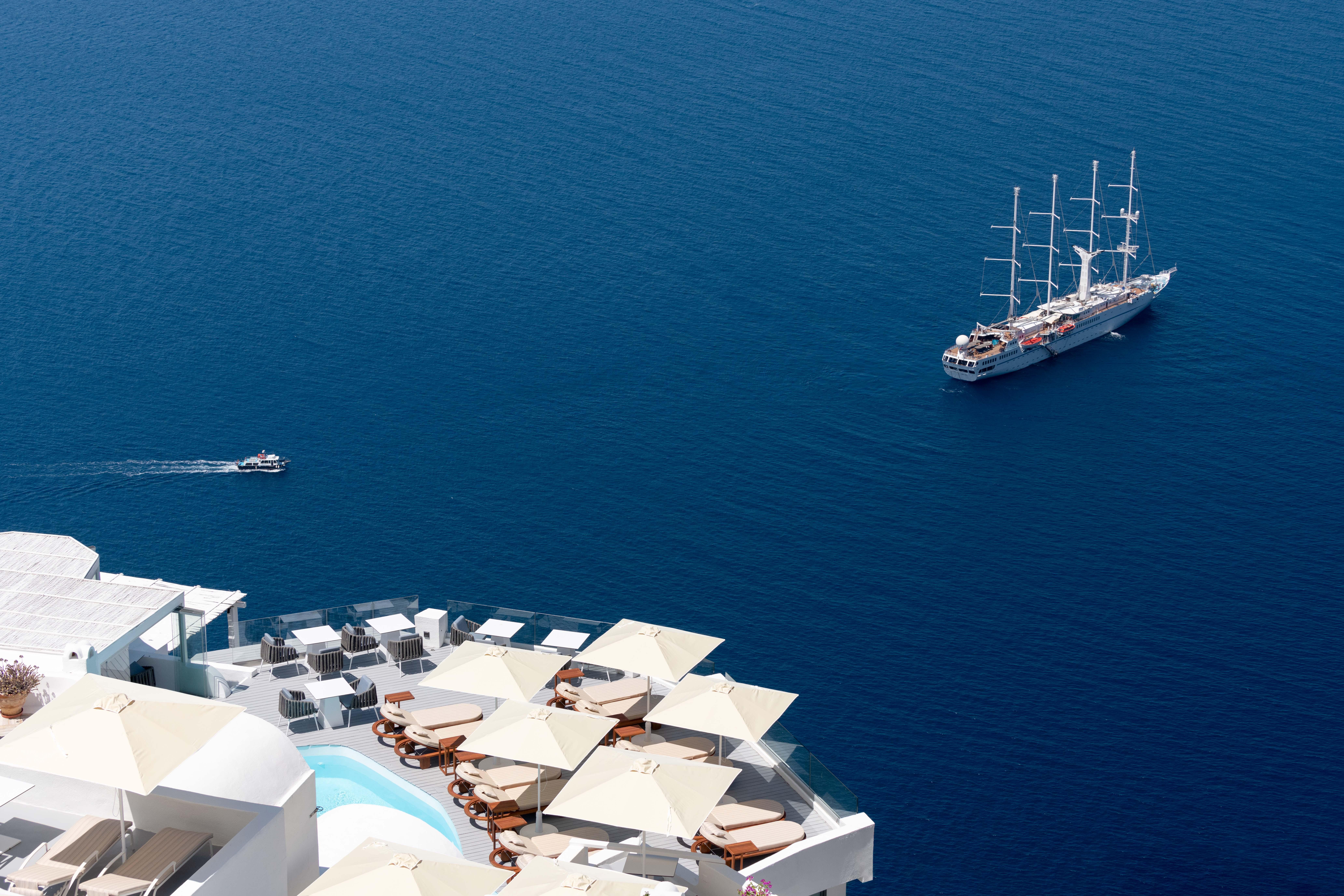 Sun Rocks Boutique Hotel (Adults Only) Firostefani Exterior foto